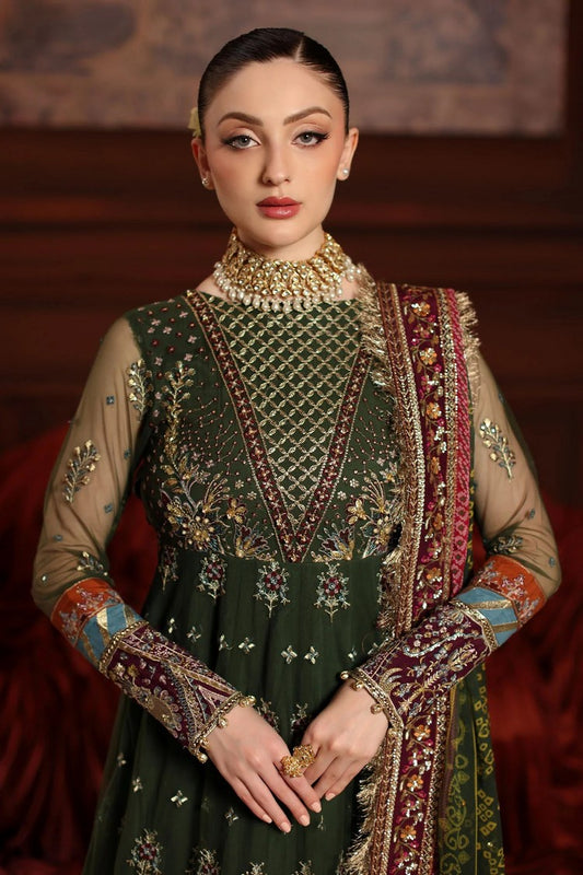 Picture of Nureh - Alfaaz Festive Embroidered & Embellished Chiffon Collection - NL-89 - Unstitched - Available at Raja Sahib
