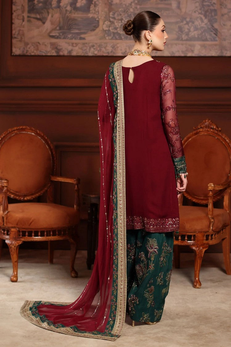 Picture of Nureh - Alfaaz Festive Embroidered & Embellished Chiffon Collection - NL-90 - Unstitched - Available at Raja Sahib