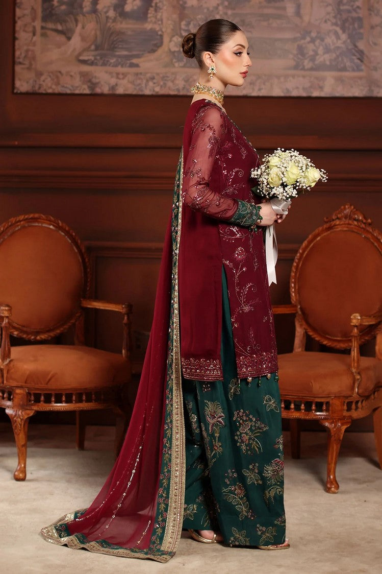 Picture of Nureh - Alfaaz Festive Embroidered & Embellished Chiffon Collection - NL-90 - Unstitched - Available at Raja Sahib