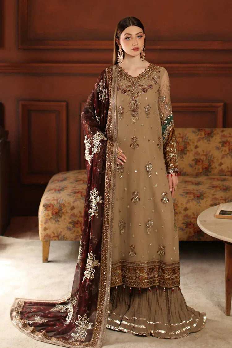 Picture of Nureh - Alfaaz Festive Embroidered & Embellished Chiffon Collection - NL-91 - Unstitched - Available at Raja Sahib