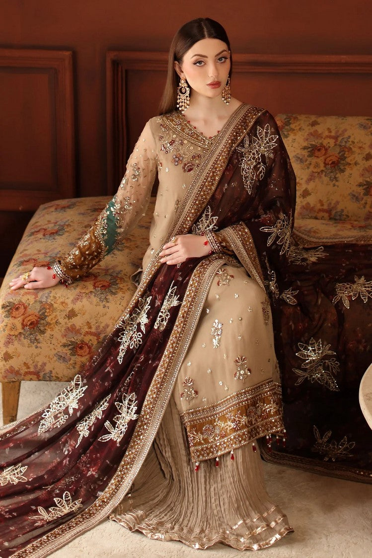 Picture of Nureh - Alfaaz Festive Embroidered & Embellished Chiffon Collection - NL-91 - Unstitched - Available at Raja Sahib