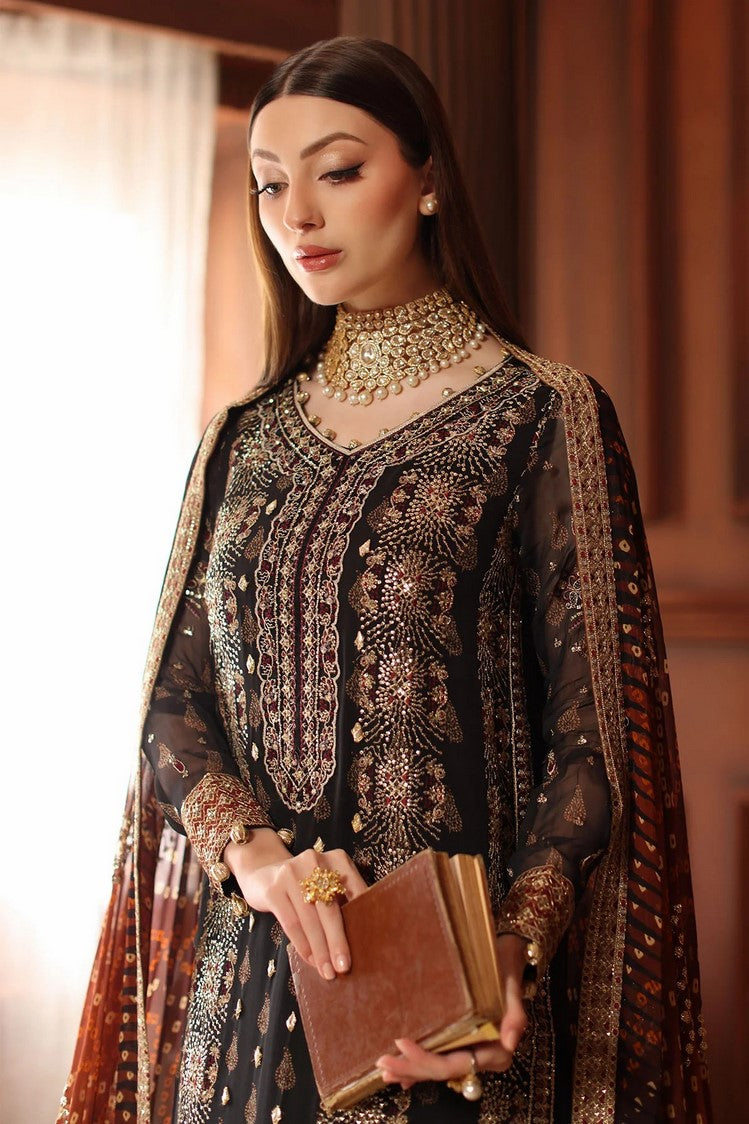 Picture of Nureh - Alfaaz Festive Embroidered & Embellished Chiffon Collection - NL-93 - Unstitched - Available at Raja Sahib