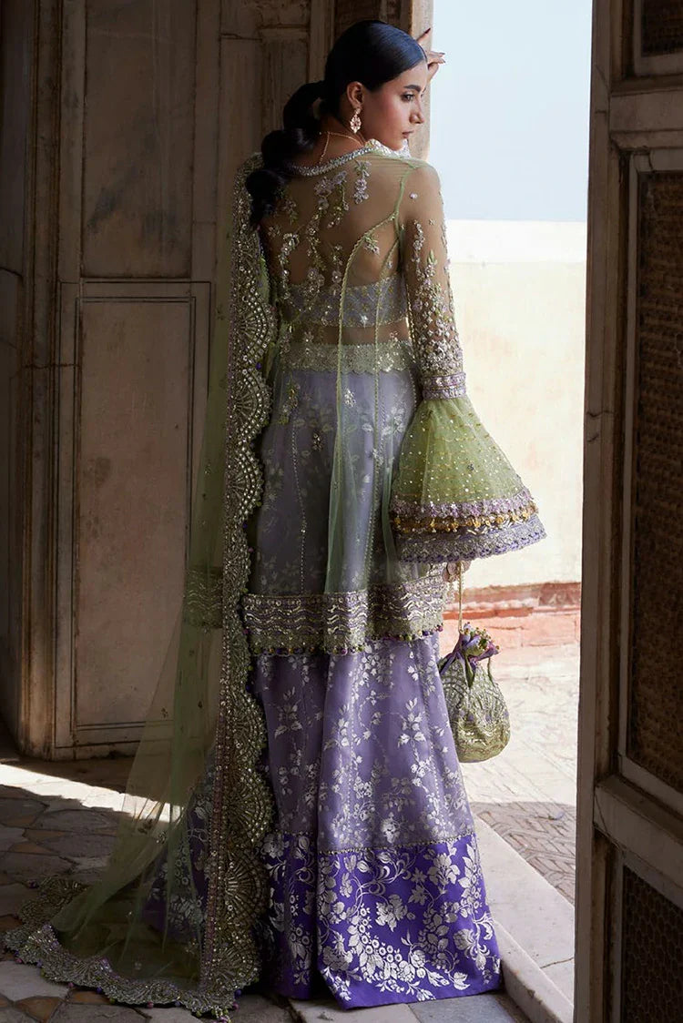 Picture of Zaha - Gossamer Wedding Festive Collection - MEHRÉ-LILAC ZC25-07 - Unstitched - Available at Raja Sahib