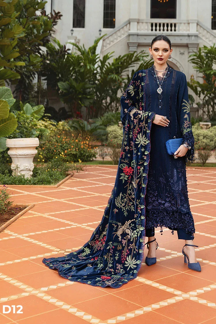 Picture of Maria B - Winter Luxe Linen Collection - WL-1312 - Unstitched - Available at Raja Sahib