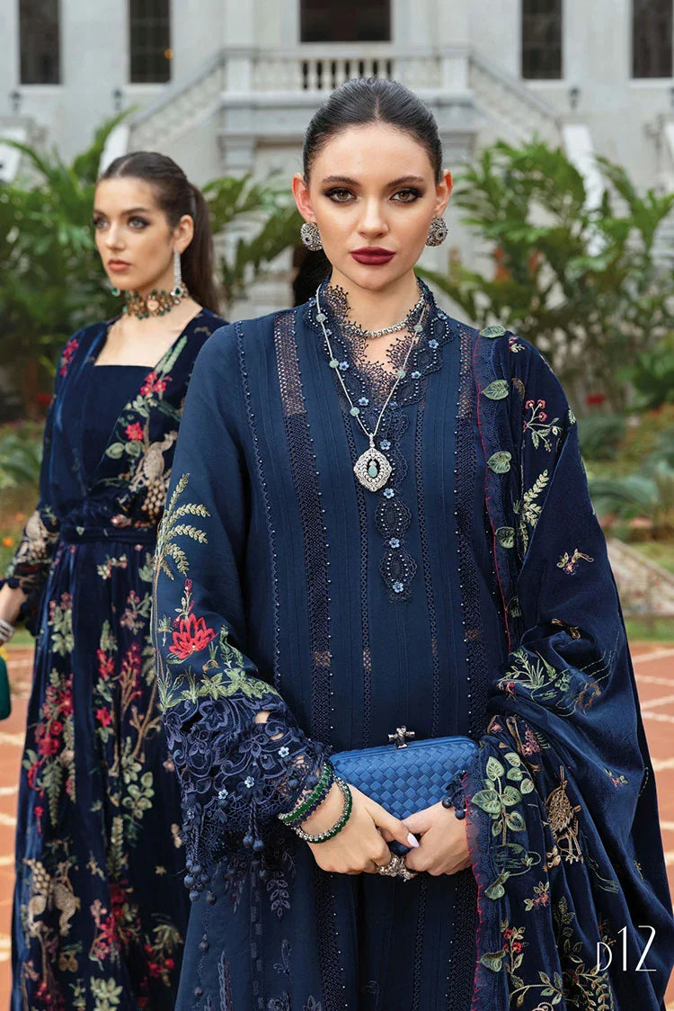 Picture of Maria B - Winter Luxe Linen Collection - WL-1312 - Unstitched - Available at Raja Sahib