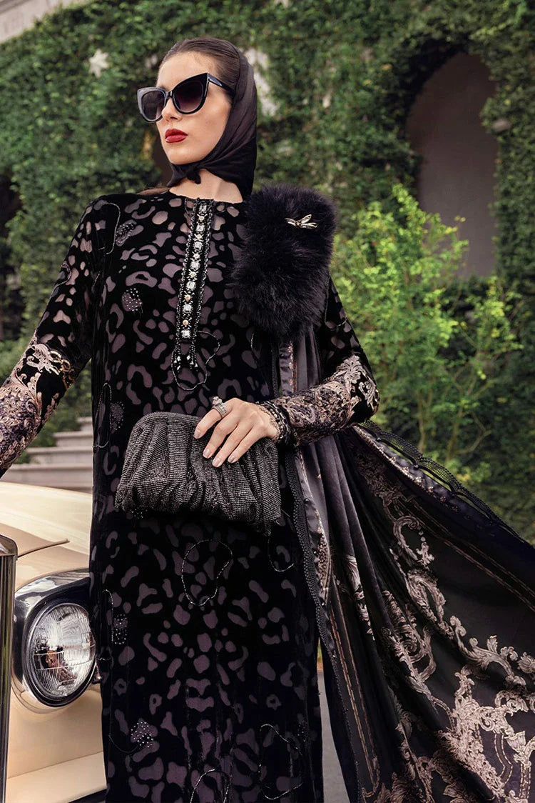 Picture of Maria B - Winter Luxe Linen Collection - WL-1301 - Unstitched - Available at Raja Sahib