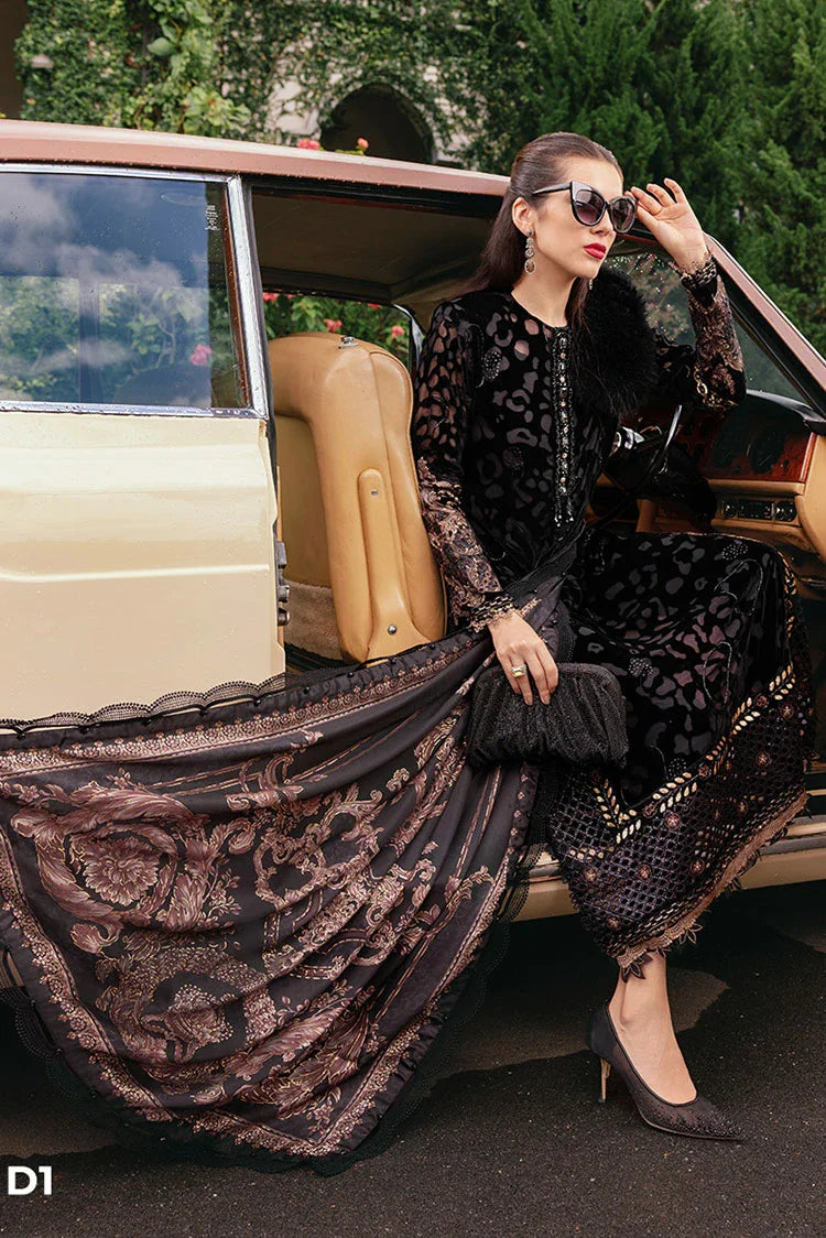 Picture of Maria B - Winter Luxe Linen Collection - WL-1301 - Unstitched - Available at Raja Sahib