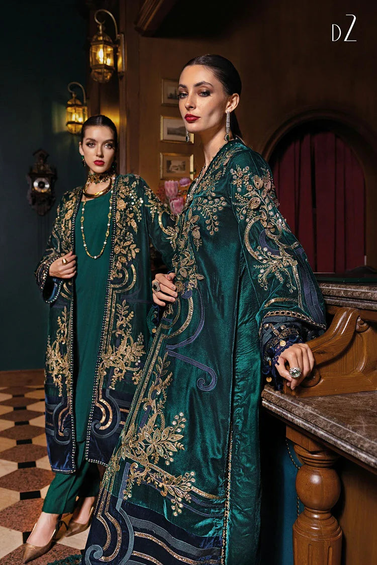 Picture of Maria B - Winter Luxe Linen Collection - WL-1302 - Unstitched - Available at Raja Sahib