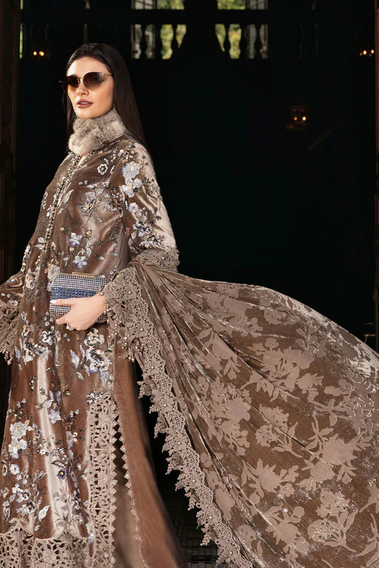 Picture of Maria B - Winter Luxe Linen Collection - WL-1303 - Unstitched - Available at Raja Sahib