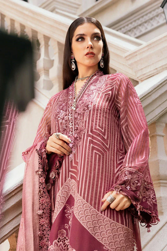 Picture of Maria B - Winter Luxe Linen Collection - WL-1304 - Unstitched - Available at Raja Sahib