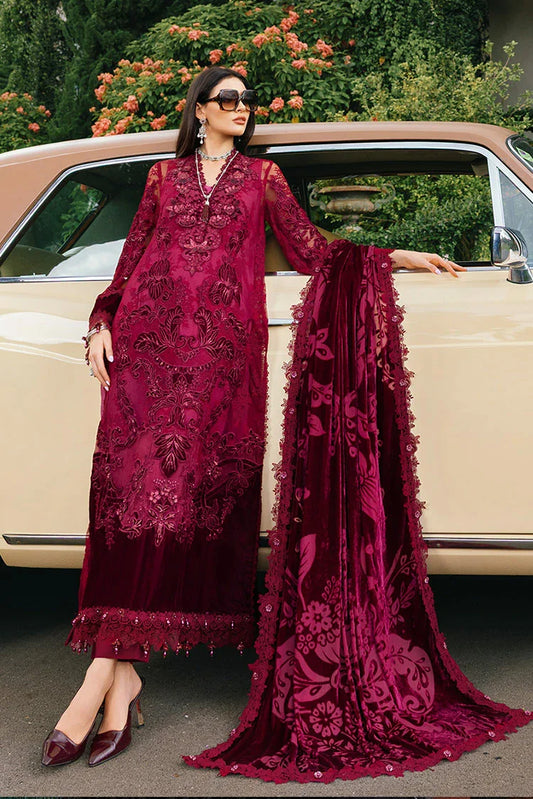 Picture of Maria B - Winter Luxe Linen Collection - WL-1308 - Unstitched - Available at Raja Sahib