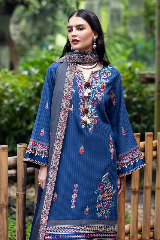 Picture of Mushq - Hemline Symphony Karandi Collection - 10U-Granite Song - Unstitched - Available at Raja Sahib