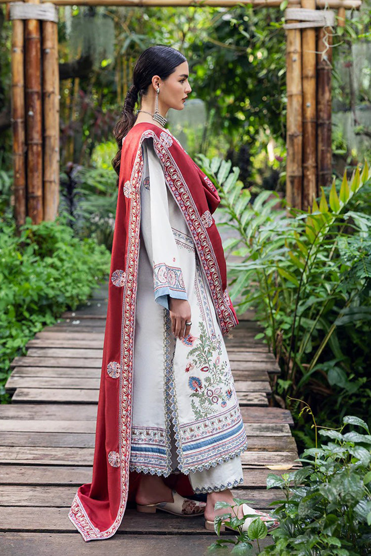 Picture of Mushq - Hemline Symphony Karandi Collection - 01U-Coper Blaze - Unstitched - Available at Raja Sahib