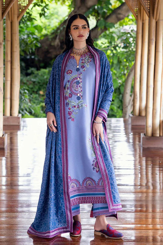 Picture of Mushq - Hemline Symphony Karandi Collection - 04U-River Hush - Unstitched - Available at Raja Sahib