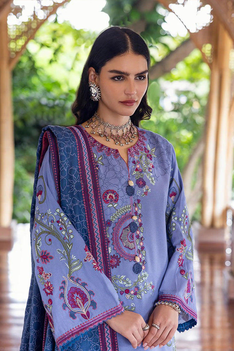 Picture of Mushq - Hemline Symphony Karandi Collection - 04U-River Hush - Unstitched - Available at Raja Sahib