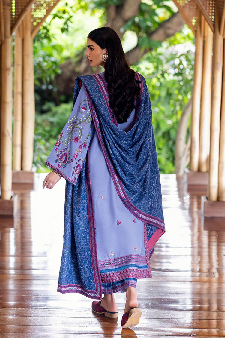 Picture of Mushq - Hemline Symphony Karandi Collection - 04U-River Hush - Unstitched - Available at Raja Sahib
