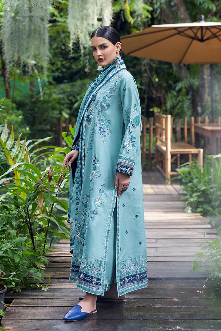 Picture of Mushq - Hemline Symphony Karandi Collection - 06U-Glided Hour - Unstitched - Available at Raja Sahib