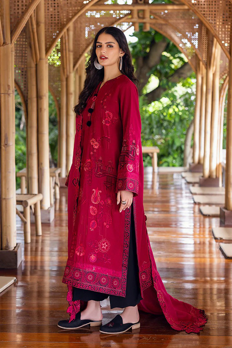 Picture of Mushq - Hemline Symphony Karandi Collection - 08U-Darling Bloom - Unstitched - Available at Raja Sahib