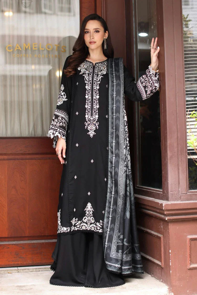 Picture of Noor by Saadia Asad - Noor Winter Embroidered Printskhaas Collection - Design 10A - Unstitched - Available at Raja Sahib