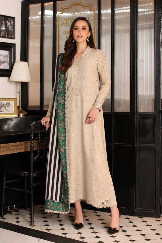 Picture of Noor by Saadia Asad - Noor Winter Embroidered Printskhaas Collection - Design 1B - Unstitched - Available at Raja Sahib