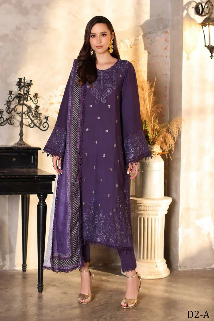 Picture of Noor by Saadia Asad - Noor Winter Embroidered Printskhaas Collection - Design 2A - Unstitched - Available at Raja Sahib