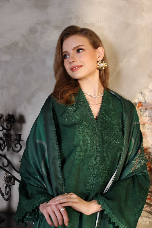 Noor by Saadia Asad - Noor Winter Embroidered Printskhaas Collection - Design 3A - Unstitched