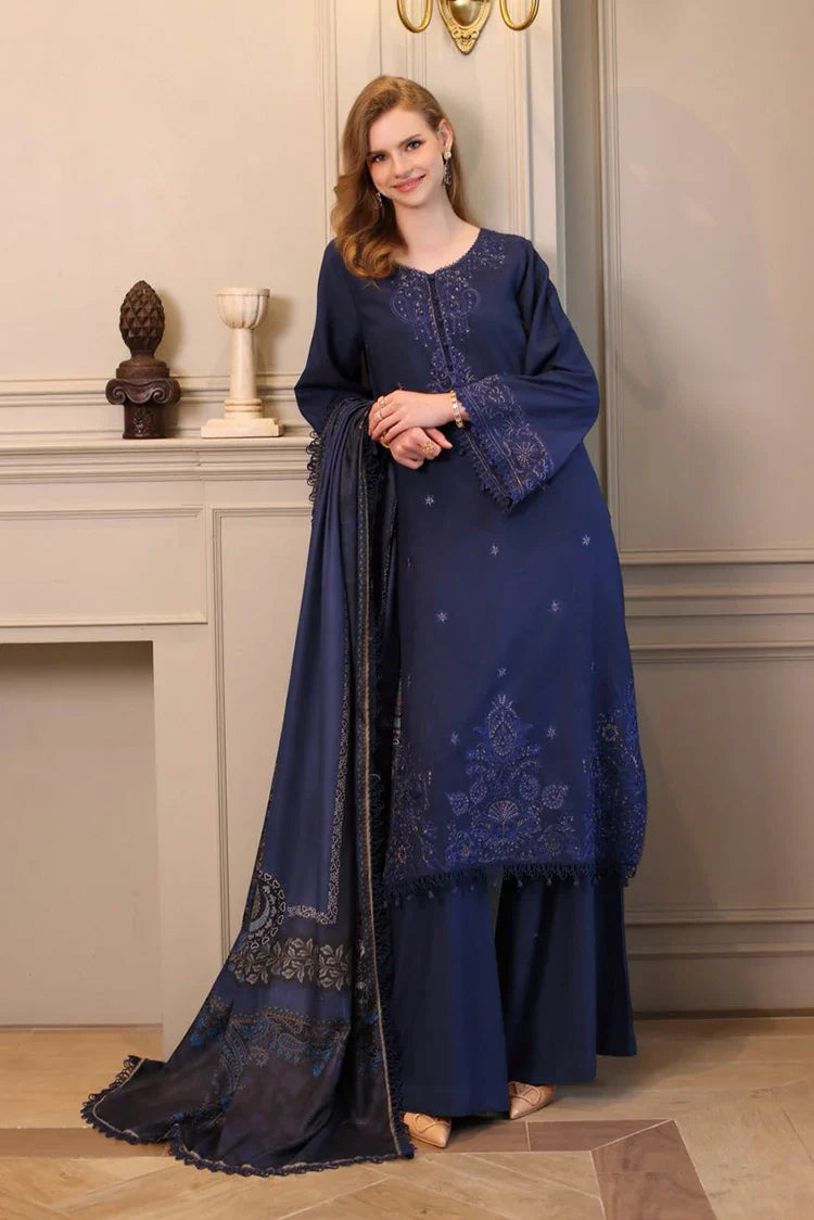 Picture of Noor by Saadia Asad - Noor Winter Embroidered Printskhaas Collection - Design 7B - Unstitched - Available at Raja Sahib