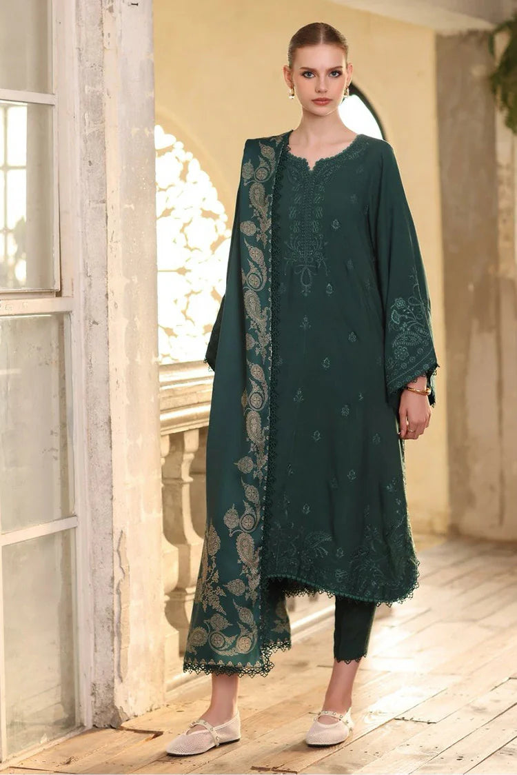 Picture of Noor by Saadia Asad - Noor Winter Embroidered Printskhaas Collection - Design 9A - Unstitched - Available at Raja Sahib