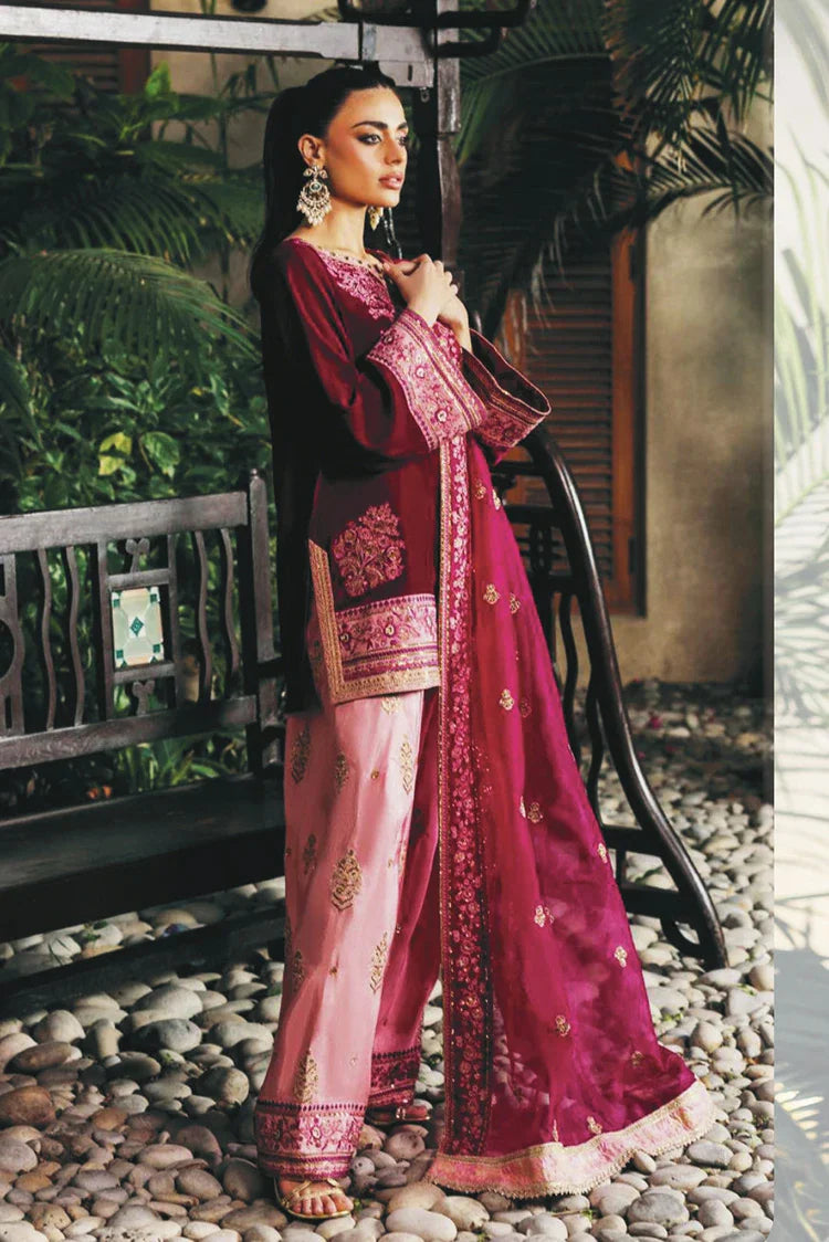 Picture of Zainab Chottani - Luxury Velvet Collection - 03 Rubi - Unstitched - Available at Raja Sahib