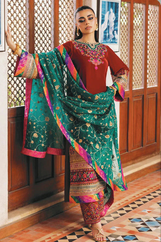 Picture of Zainab Chottani - Luxury Velvet Collection - 07 Sifa - Unstitched - Available at Raja Sahib