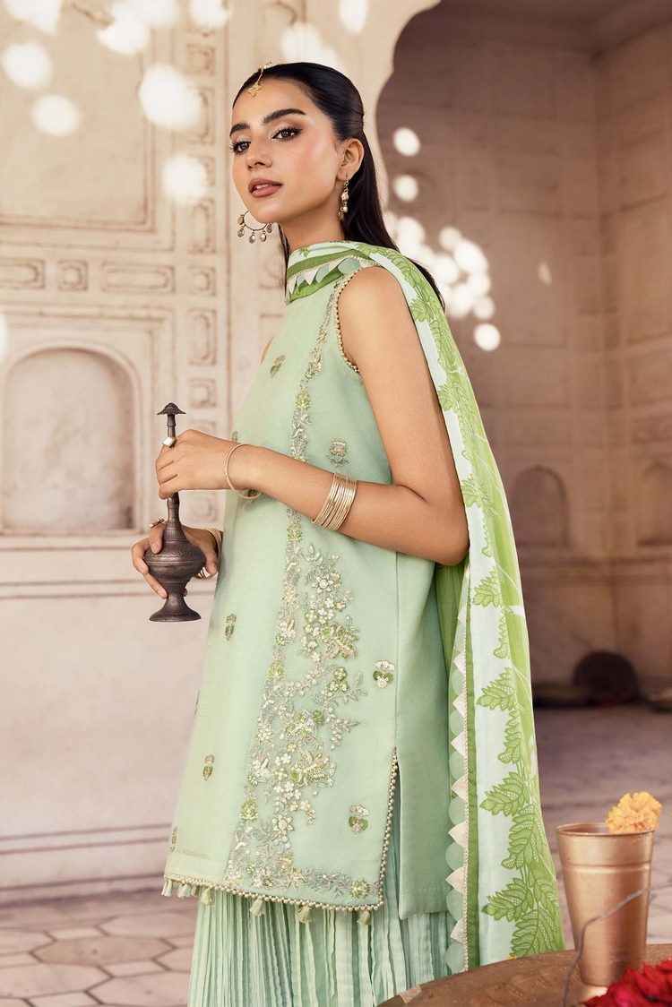 Picture of Maria B - M Basics Festive Unstitched Collection - Design 01 - Unstitched - Available at Raja Sahib