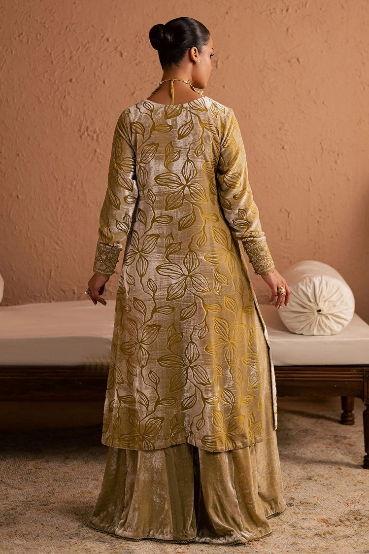 Picture of Nureh - Ballerina Embellished Velvet Palachi Collection - NU2-189 - Unstitched - Available at Raja Sahib