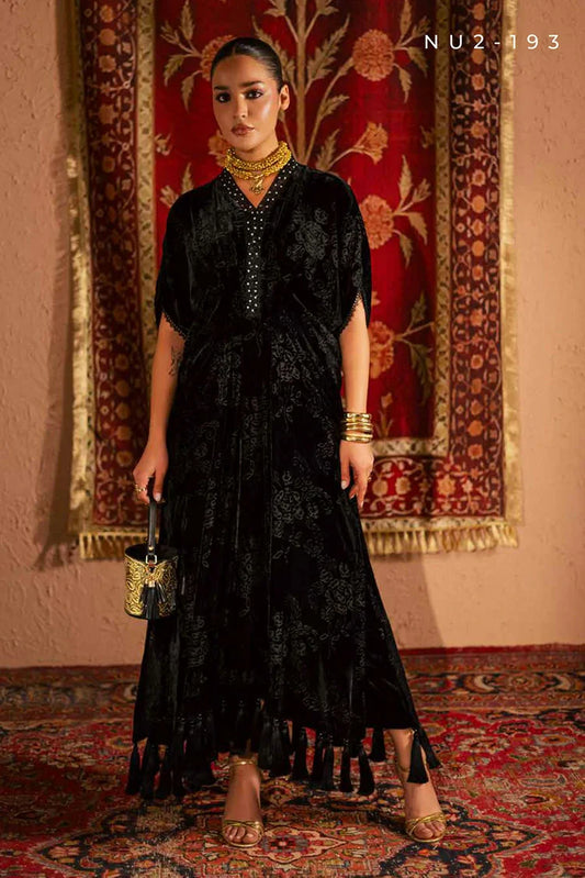 Picture of Nureh - Ballerina Embellished Velvet Palachi Collection - NU2-193 - Unstitched - Available at Raja Sahib