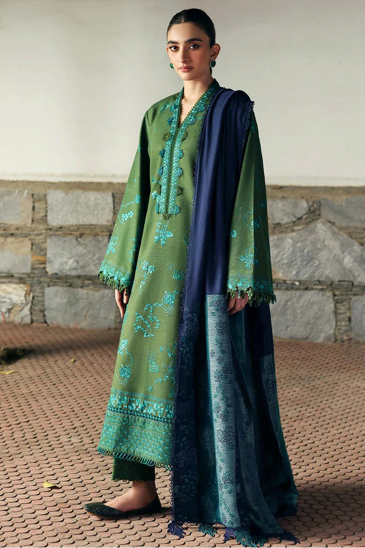 Republic Womenswear - Amaris Winter Shawl Collection - D6-Elysia - Unstitched