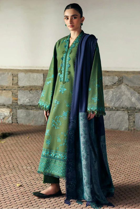 Republic Womenswear - Amaris Winter Shawl Collection - D6-Elysia - Unstitched