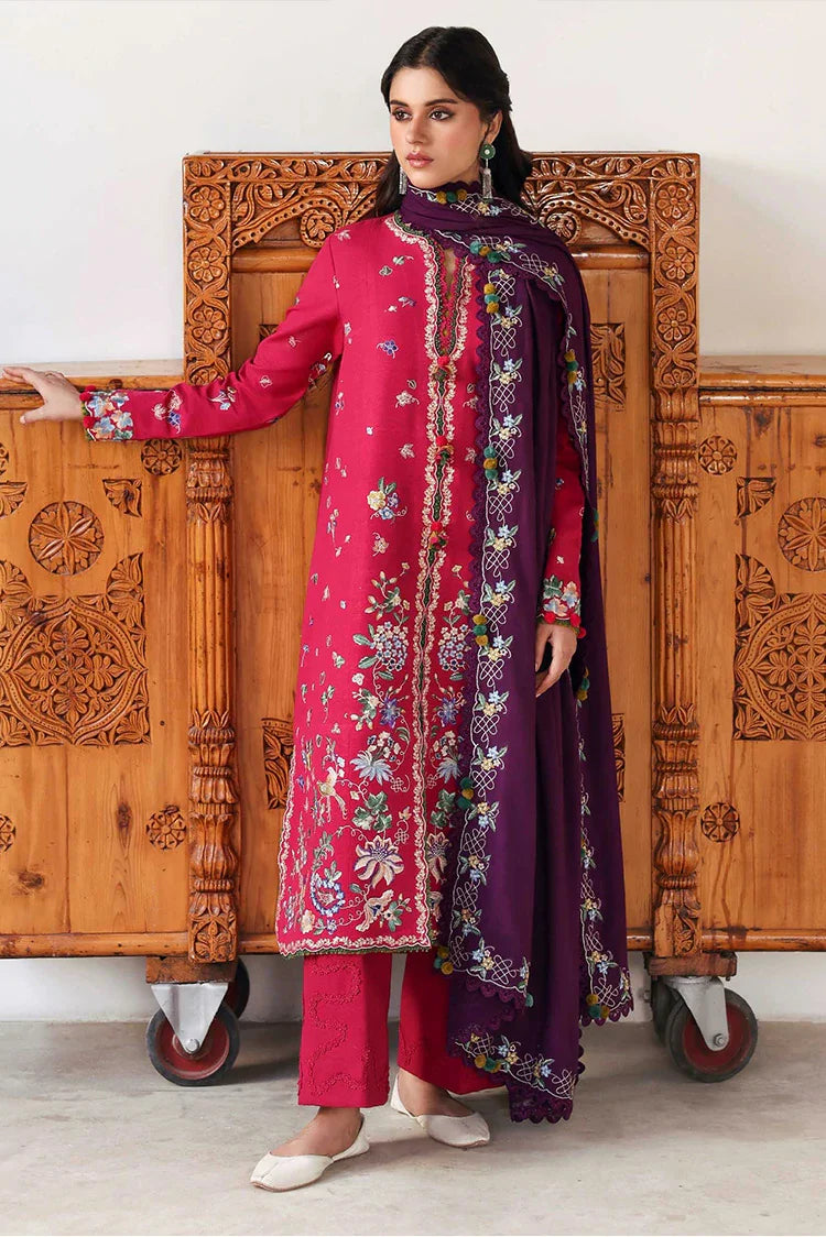 Picture of Republic Womenswear - Amaris Winter Shawl Collection - D8-Elaria - Unstitched - Available at Raja Sahib