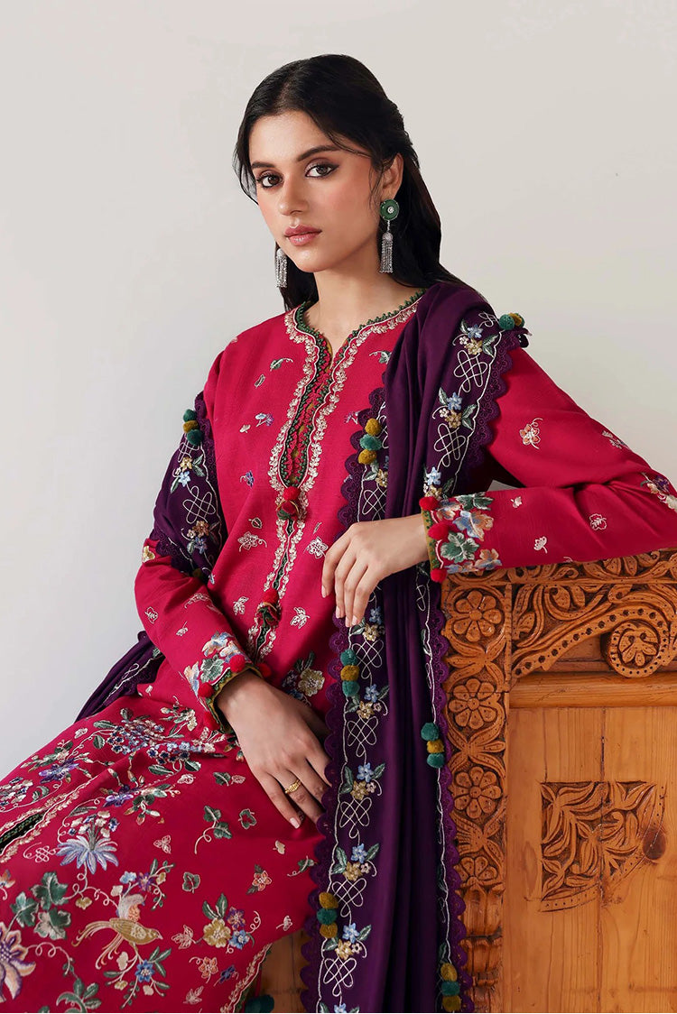 Picture of Republic Womenswear - Amaris Winter Shawl Collection - D8-Elaria - Unstitched - Available at Raja Sahib