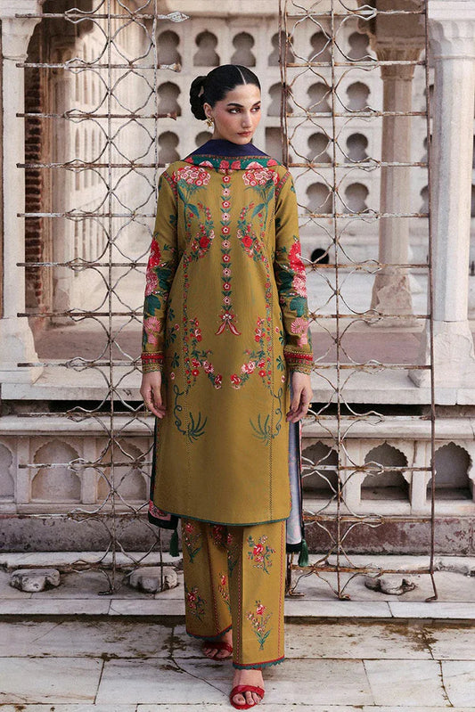 Hussain Rehar - Jugnu Khaddar Autumn Winter Edit 2 - Mitra-1211 - Unstitched