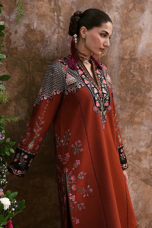 Hussain Rehar - Jugnu Khaddar Autumn Winter Edit 2 - Parsa-1212 - Unstitched