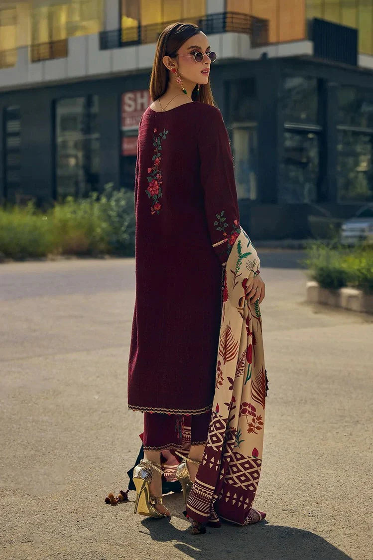 Picture of Charizma - Poshima Embroidered Peach Leather Collection Vol 2 - PSW5-10 - Unstitched - Available at Raja Sahib