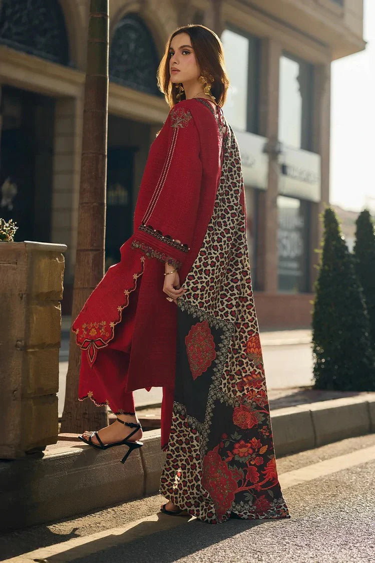 Picture of Charizma - Poshima Embroidered Peach Leather Collection Vol 2 - PSW5-14 - Unstitched - Available at Raja Sahib