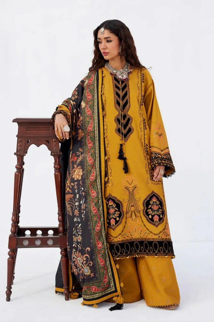 Picture of Saira Rizwan - Heritage Khaddar Karandi Collection - ZARD-03 - Unstitched - Available at Raja Sahib