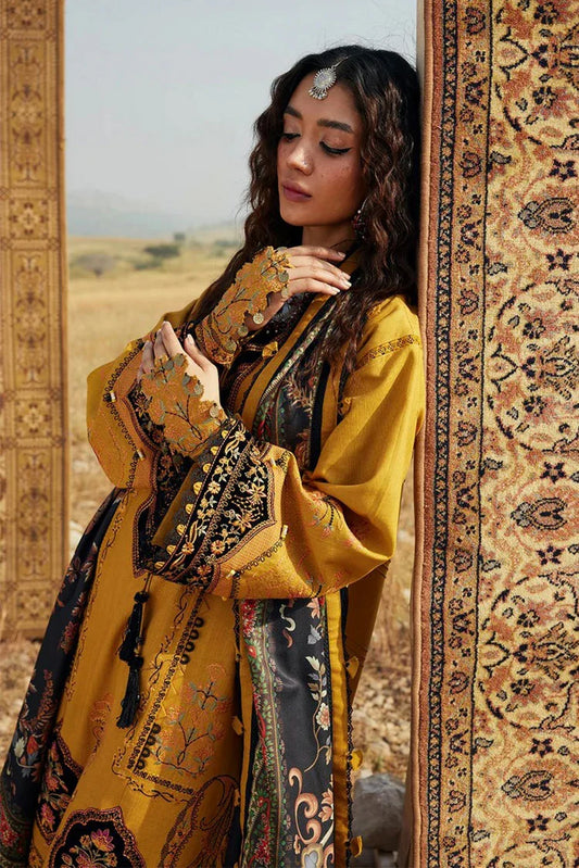 Saira Rizwan - Heritage Khaddar Karandi Collection - ZARD-03 - Unstitched
