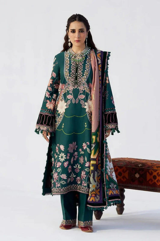 Saira Rizwan - Heritage Khaddar Karandi Collection - SERENEH-06 - Unstitched