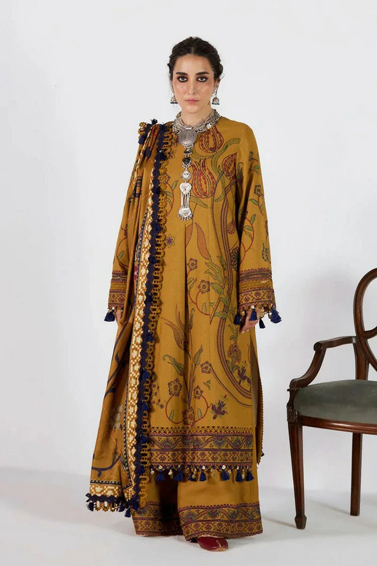 Picture of Saira Rizwan - Heritage Khaddar Karandi Collection - LALEH-07 - Unstitched - Available at Raja Sahib