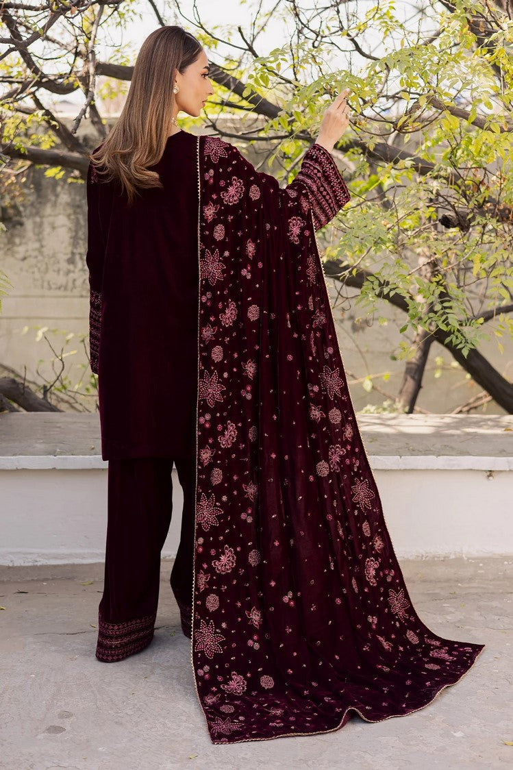 Picture of Nureh - Maya Embroidered Velvet Collection Vol 4 - NW-120 - Unstitched - Available at Raja Sahib