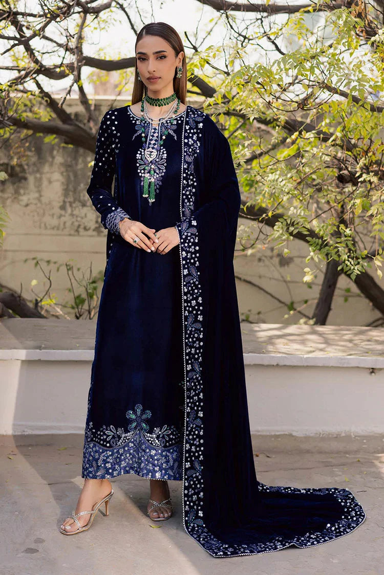 Picture of Nureh - Maya Embroidered Velvet Collection Vol 4 - NW-121 - Unstitched - Available at Raja Sahib