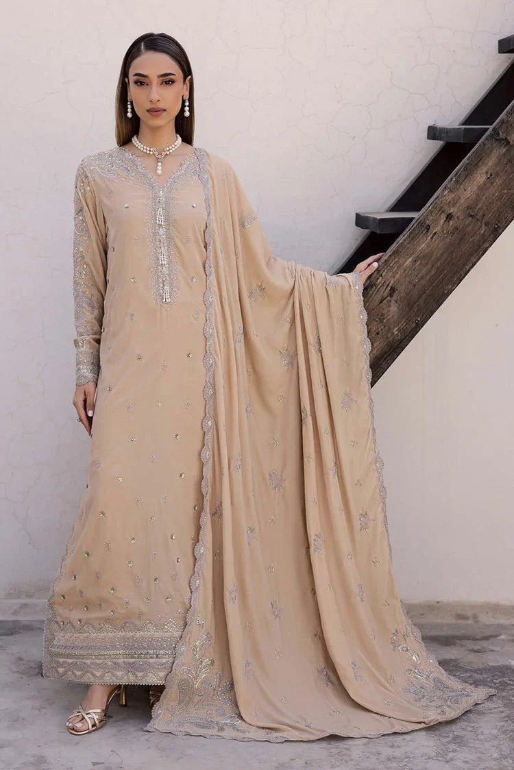 Picture of Nureh - Maya Embroidered Velvet Collection Vol 4 - NW-122 - Unstitched - Available at Raja Sahib