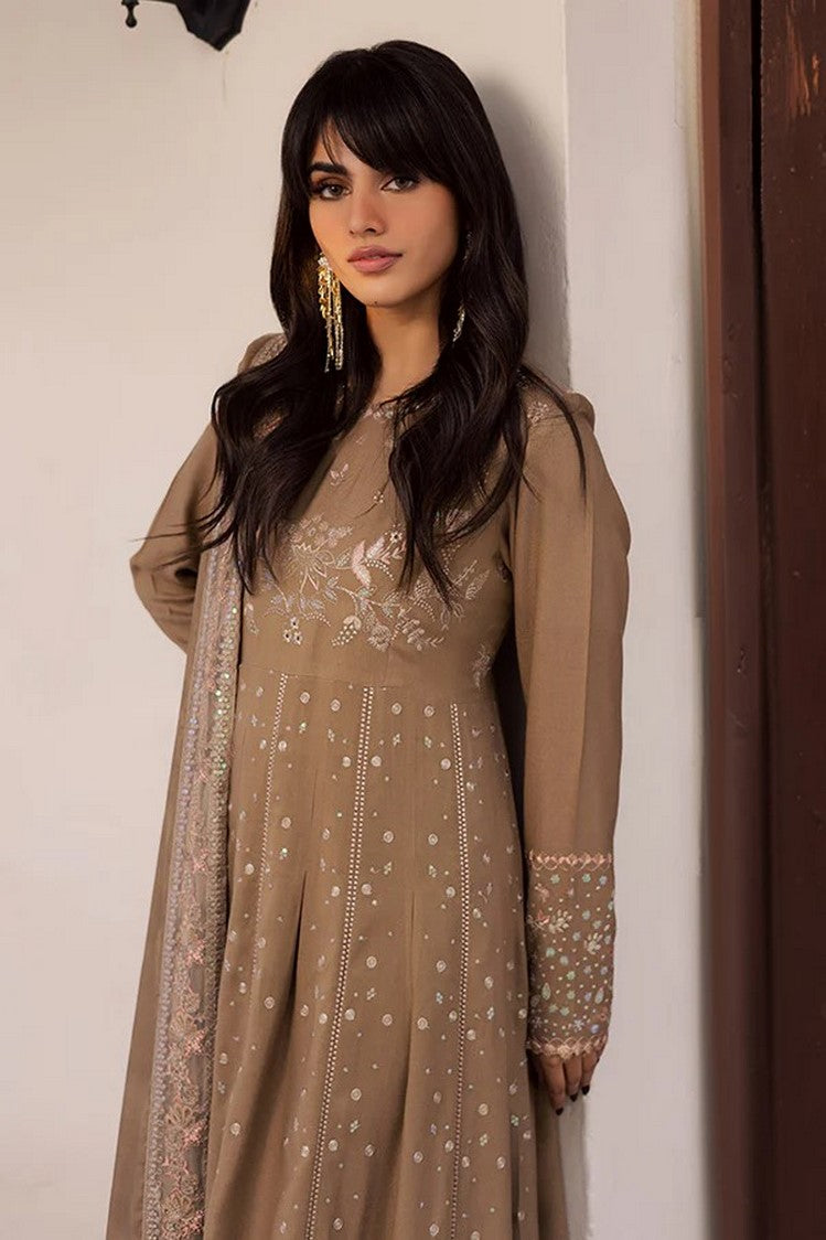 Picture of Nureh - Exclusive Luxury Unstitched Peach Leather Collection Vol 6 - NE-212 - Unstitched - Available at Raja Sahib