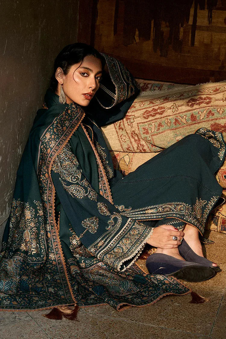 Picture of Hussain Rehar - Jugnu Karandi Unstitched AW 25 Edit 3 - LD1180-Niva - Unstitched - Available at Raja Sahib